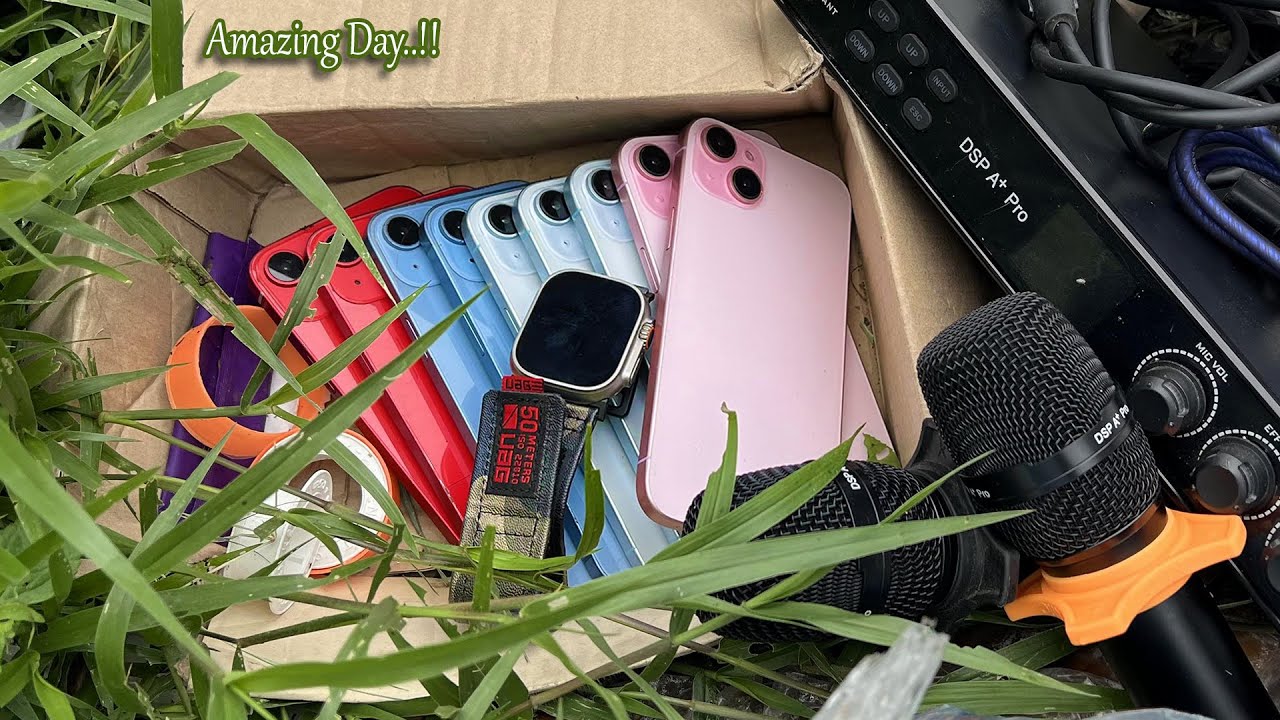 😱🥰i Found Apple Watch Ultra & alots of iPhone 15 plus !! Restore iPhone 13 Cracked