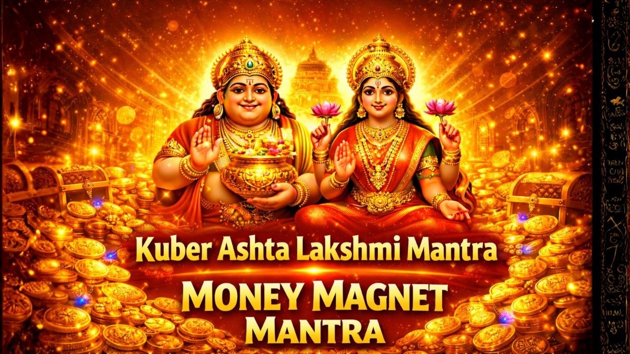 Kuber Ashta Lakshmi Mantra 108 Times | धन आकर्षण मंत्र | Money Magnet Mantra | Powerful Kuber Mantra