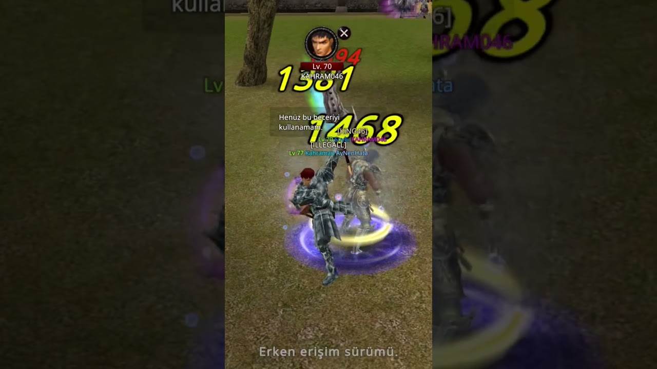 Mobil Metin2 royale2 vs günlükleri 