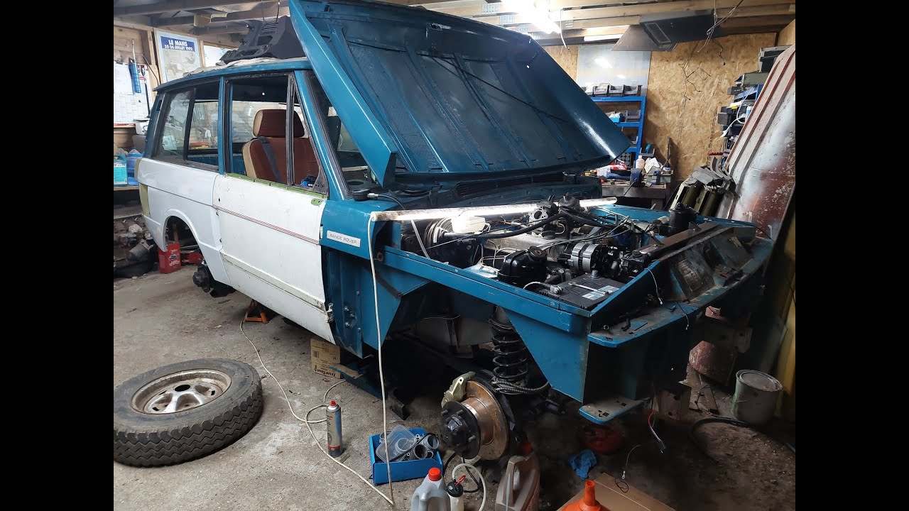 1973 Range Rover B suffix - general project work update, scuttle, doors but not the floor