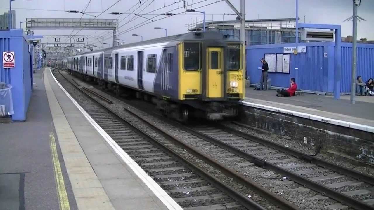 National Express trains at Bethnal Green
