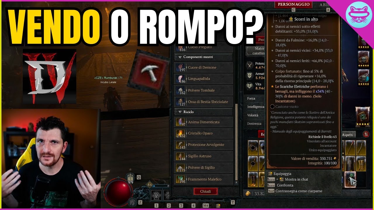 DIABLO 4: Vendere o Rompere Gli Oggetti? Ecco Cosa Ho Imparato dopo 86 Livelli [Guida Ita]