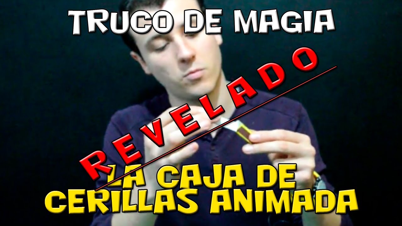 Caja de cerillas que se mueve sola (truco de magia revelado)