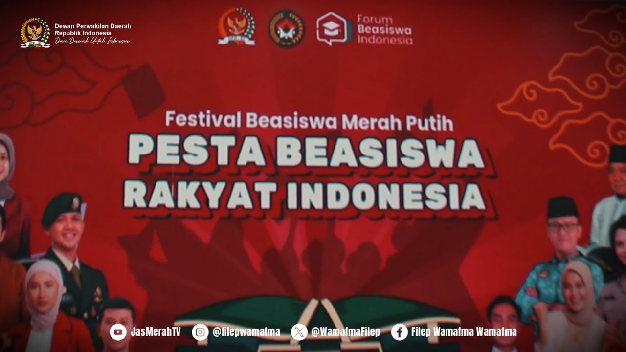 Filep Wamafma : FESTIVAL BEASISWA MERAH PUTIH UNTUK RAKYAT INDONESIA