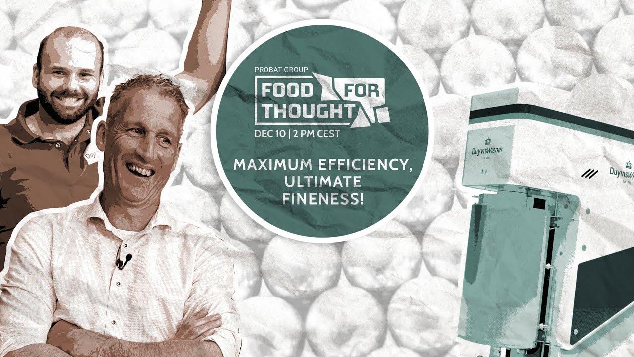 FOOD FOR THOUGHT  Maximum efficiency, ultimate fineness!