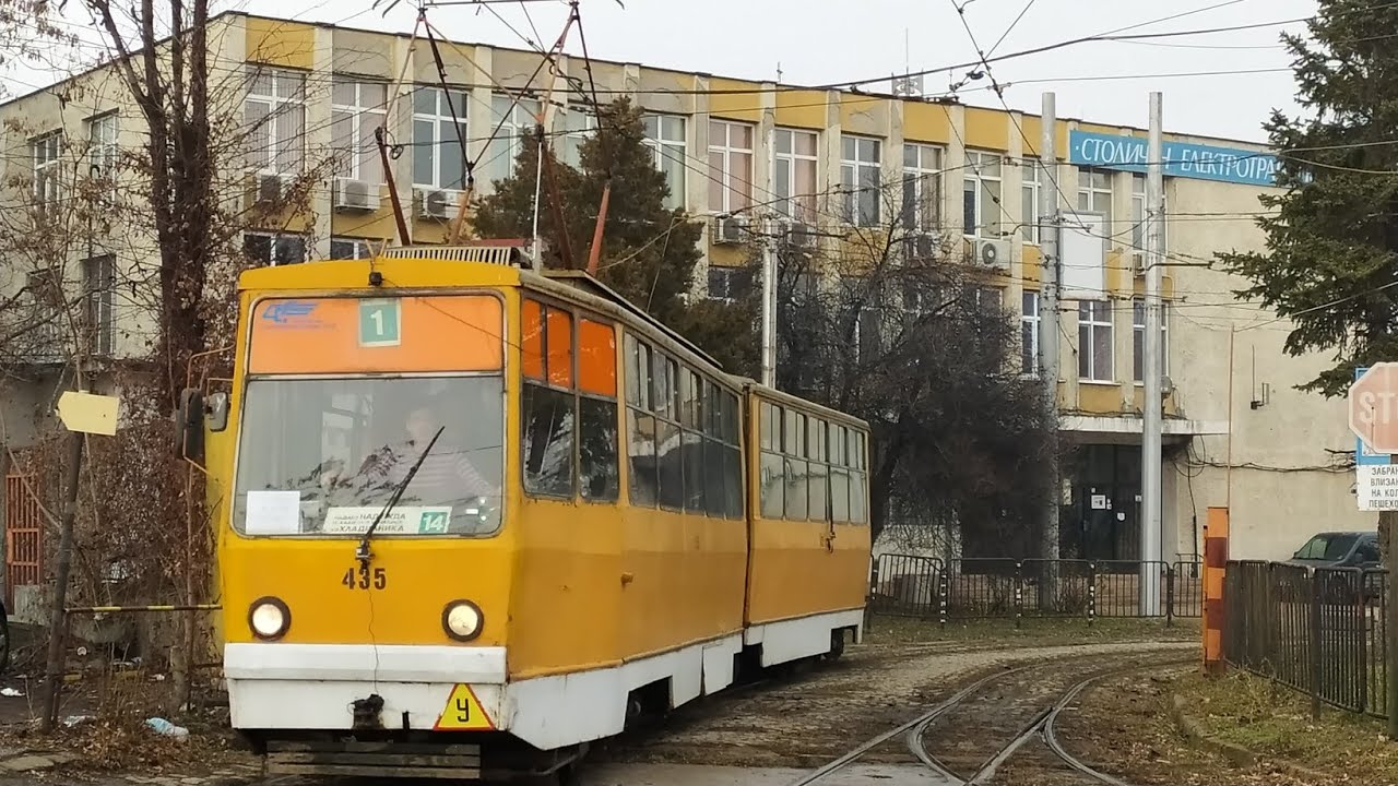 Trip with school tram София-100