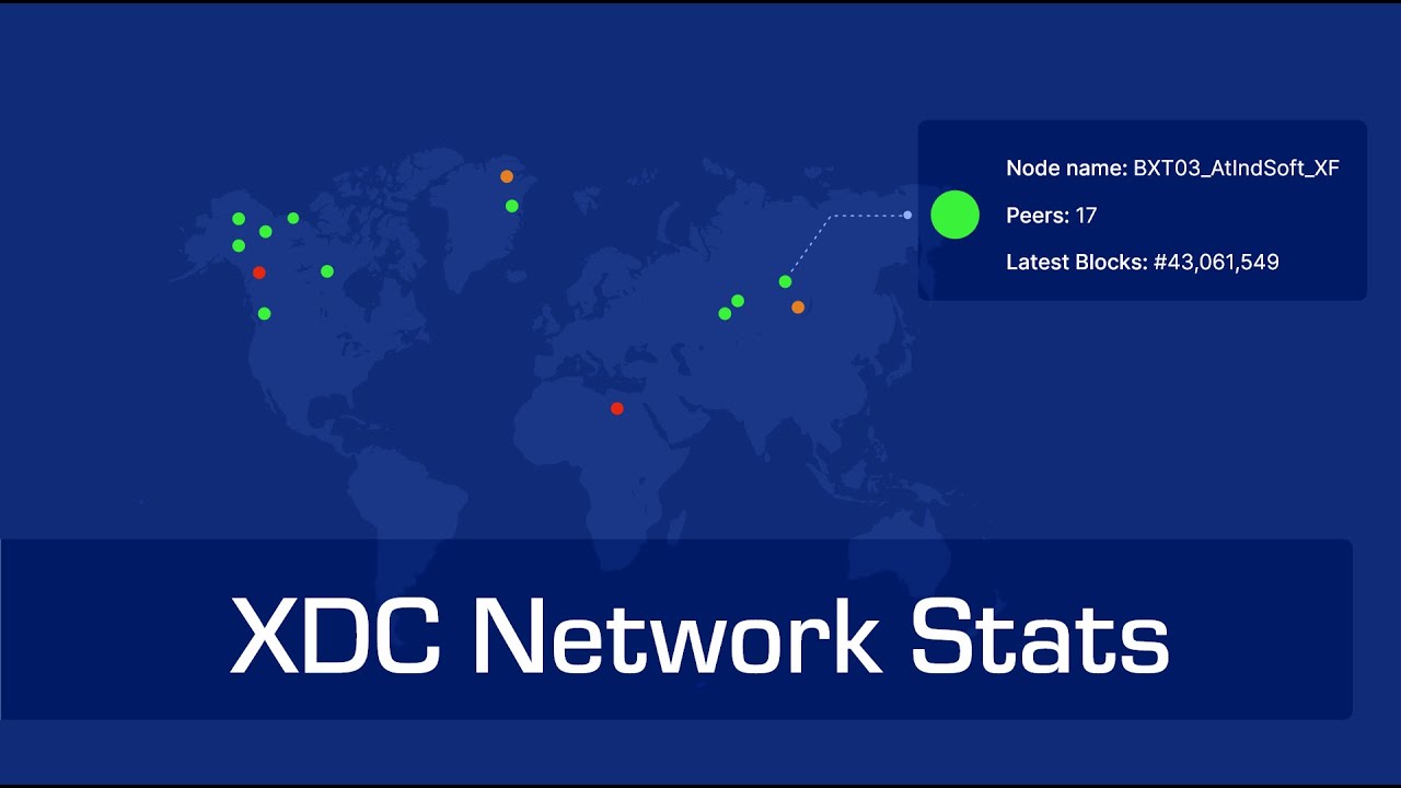 EVM-Compatible Blockchain Network Explorer - XDC Network Stats