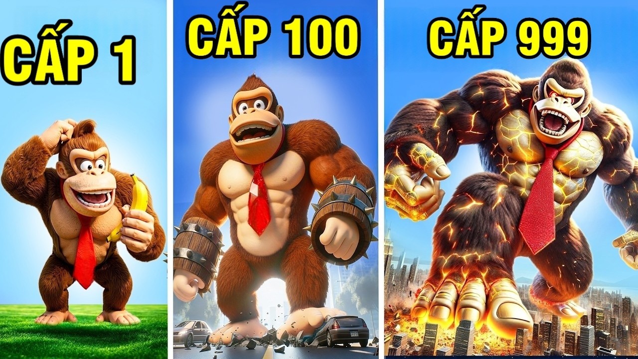 Donkey Kong từ cấp độ 1 đến cấp độ 1 000 000 trong GTA 5