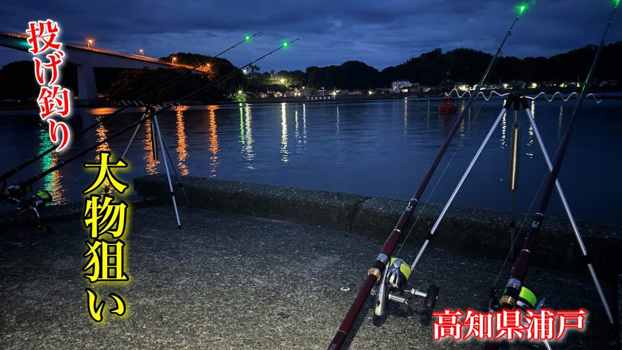 【投げ釣り】高知県浦戸で大物を狙う