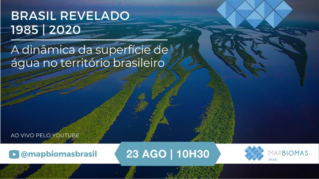Brasil Revelado 1985-2020: A dinâmica da superfície de água no território brasileiro