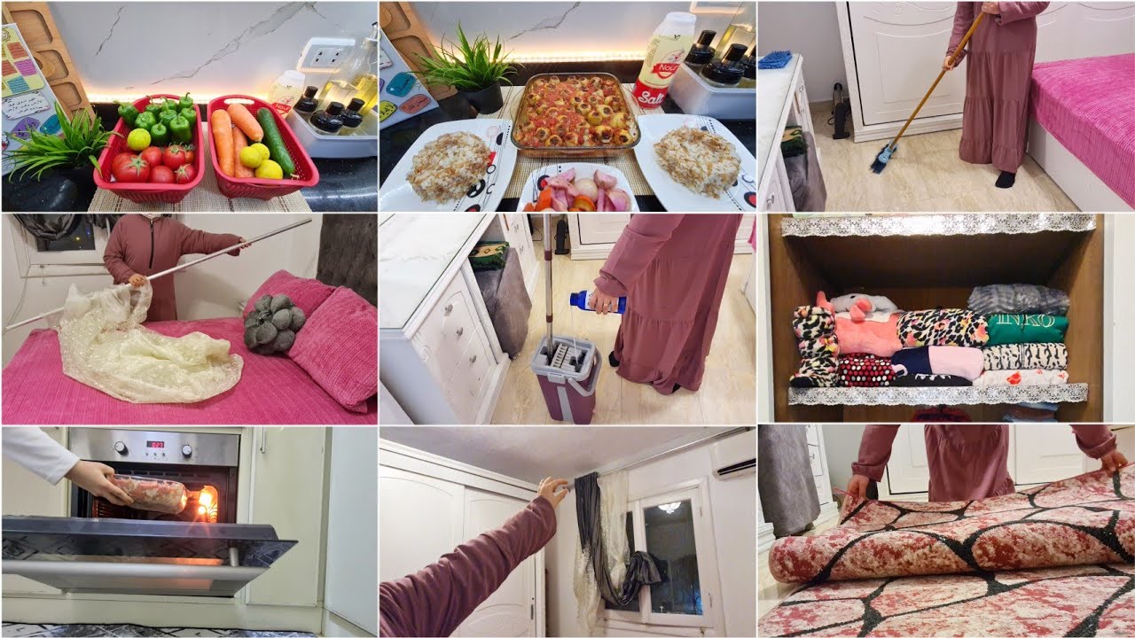 تنظيفات رمضان🧼اللى تنسيكى اى كسل بتحداكى بعد ريحه النضافه🪣 وكميه نشاط غير طبيعيه هتقومى من مكانك💪