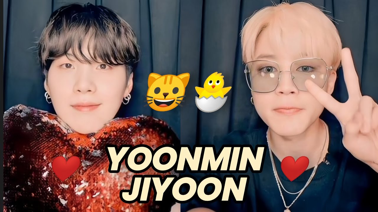 💌 yoonmin jiyoon moments that make me soft 💕 jimin and suga #14