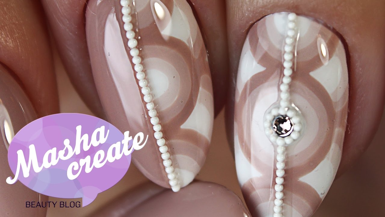 Маникюр гель лаком: узоры на ногтях в технике Геометрический Градиент. Нежный дизайн ногтей 2017