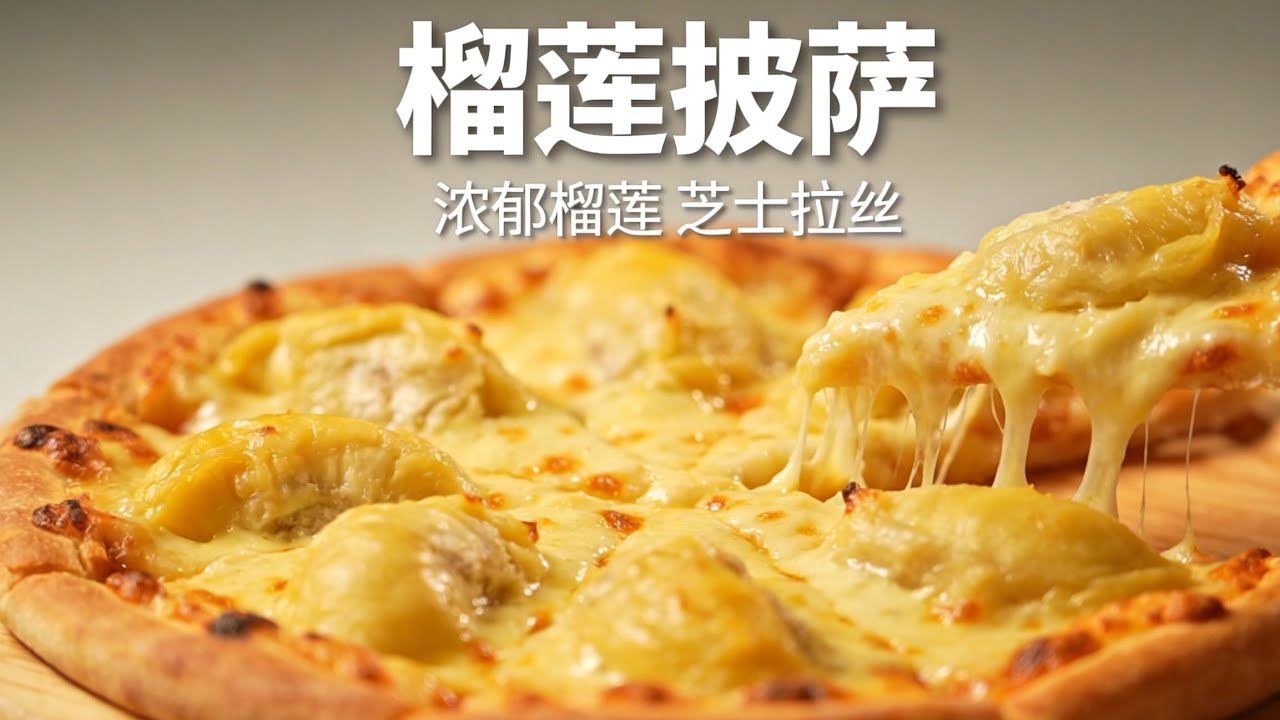 ⭕️ Chinese durian pizza 🍕