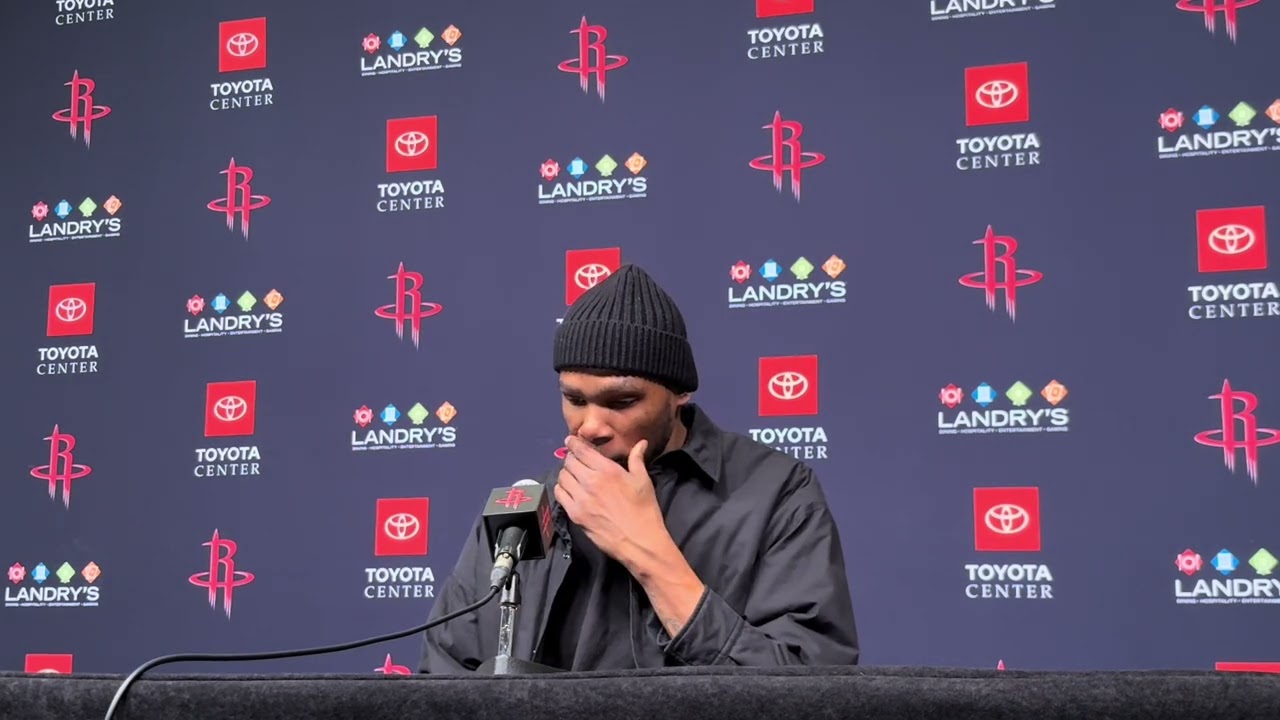 Houston Rocket Postgame:Kevin Durant talks slow offense