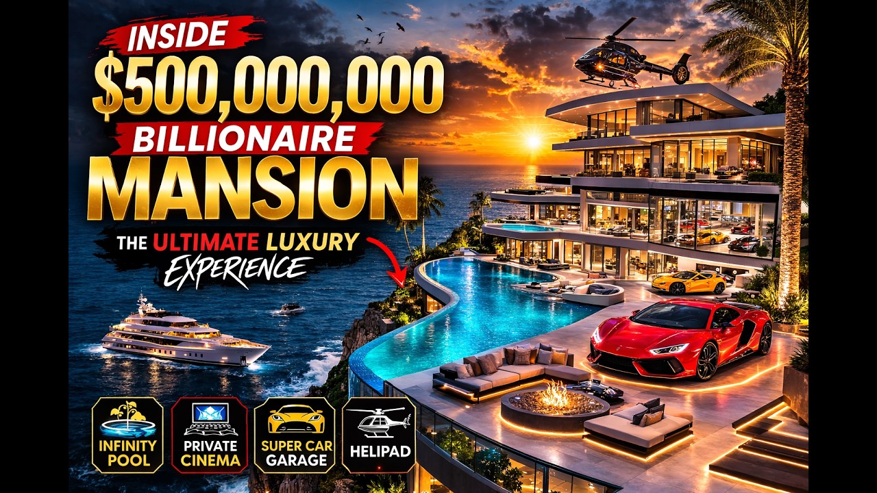 Inside a $500,000,000 Billionaire Mansion | Ultimate Luxury House Tour