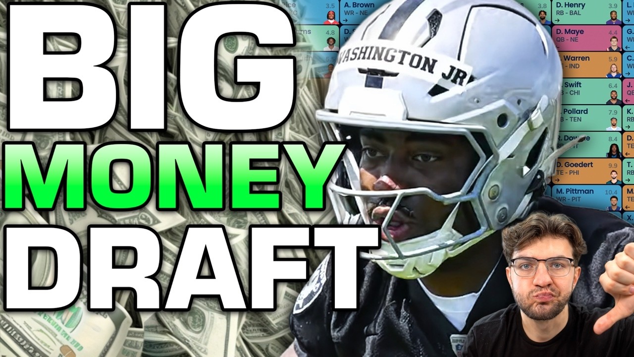 My First $2000 Fantasy Draft (Where will Jeanty go?)