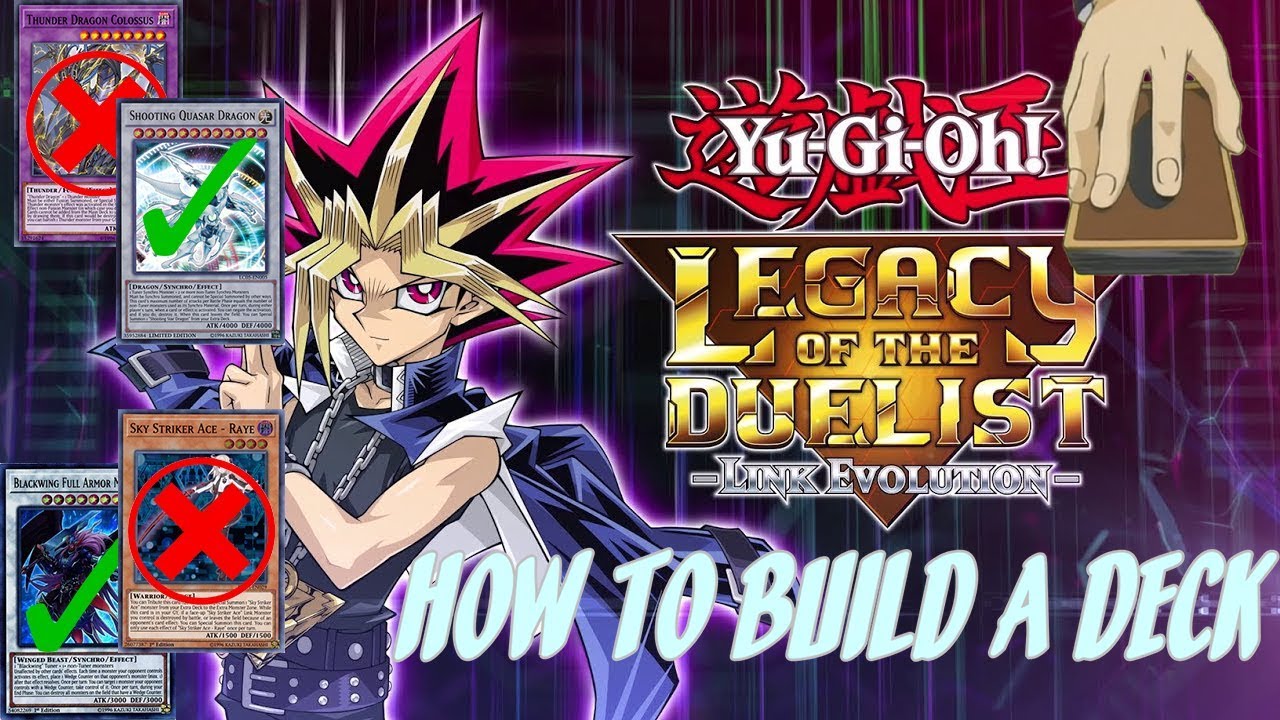 Yu-Gi-Oh! LOTD Link Evolution Tip 1: How To Build or Choose A Deck 8 Steps