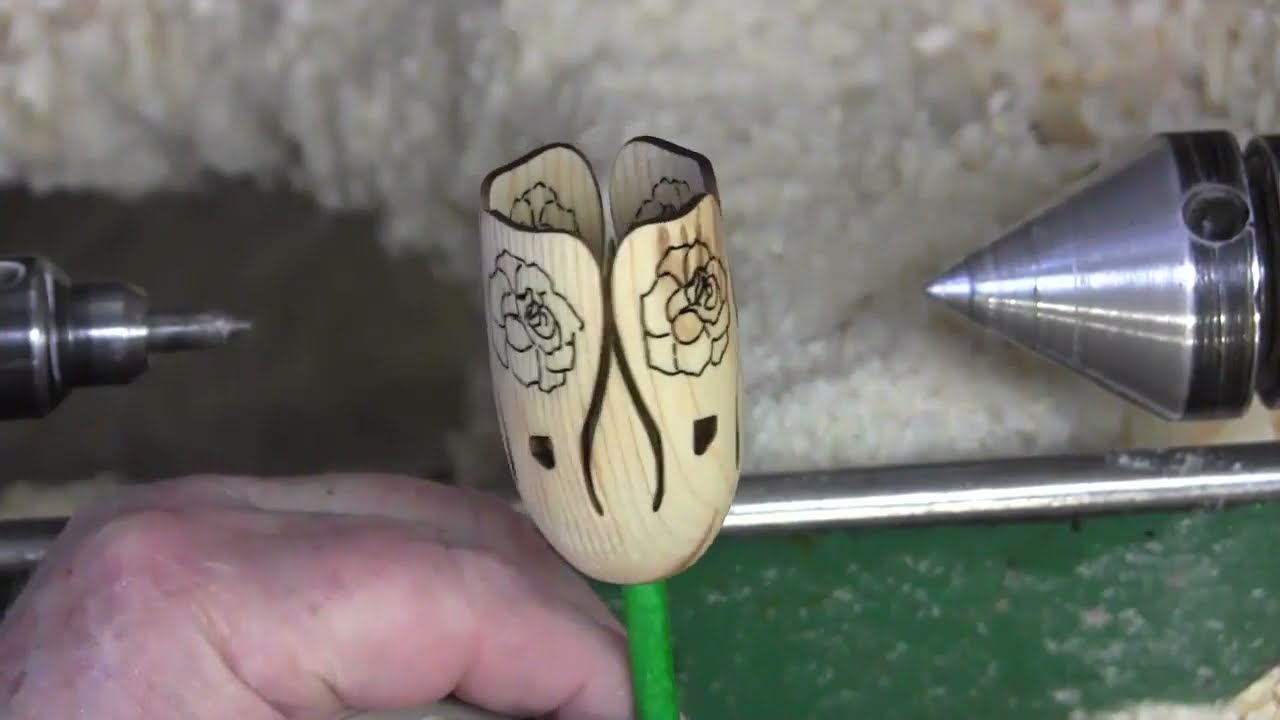 051 WWRJF Engraving Wooden Flowers 2024 12 15 40min