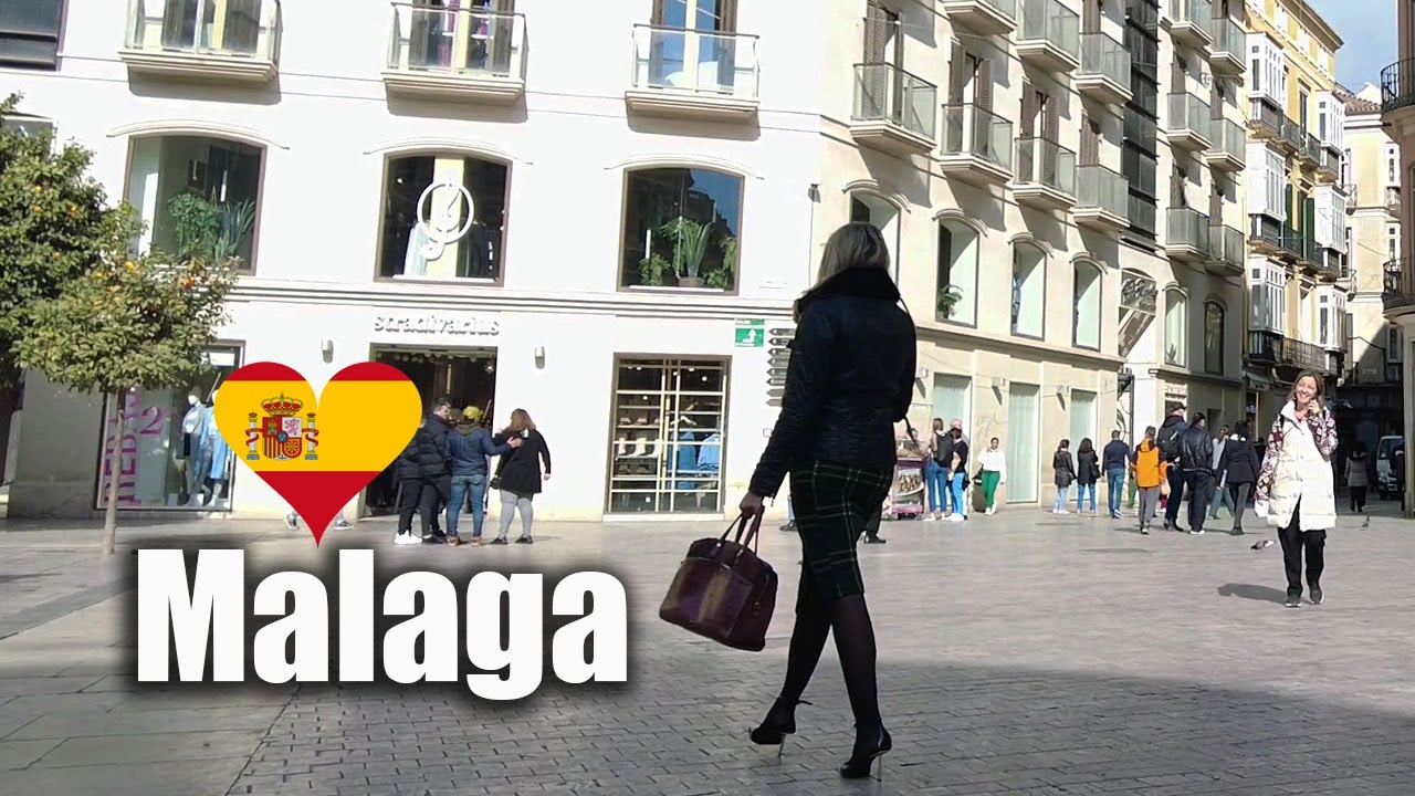Malaga Spain 2023 Walking Tour Costa del Sol 4k 2023 Spain
