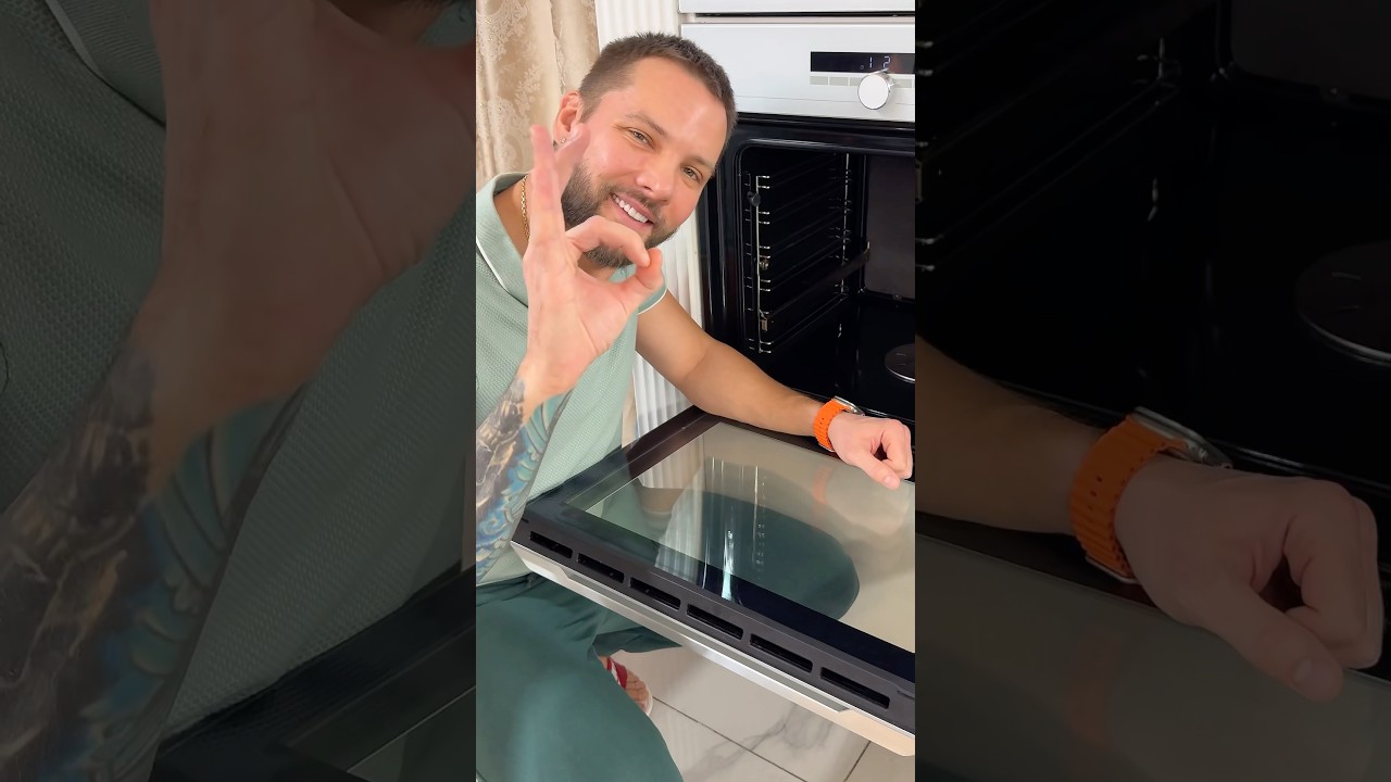 Выбросил все средства для мытья духовки и теперь делаю так