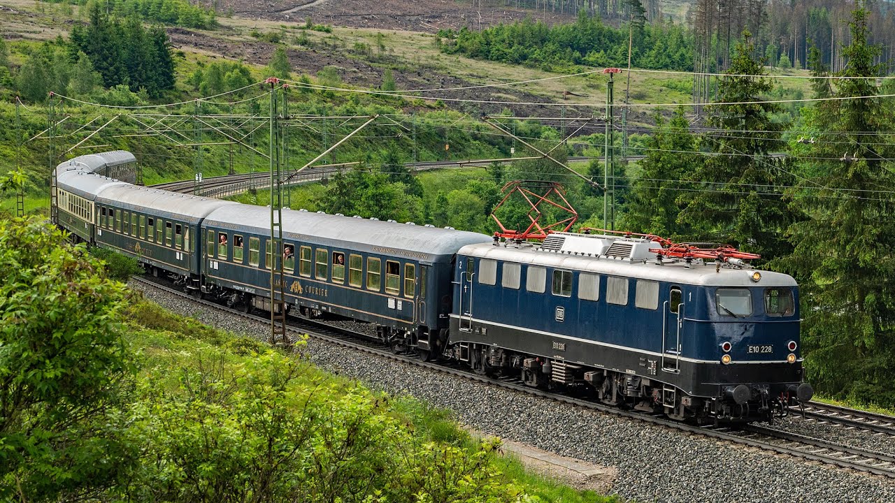 E 10 228 + Classic Courier, Bundeswehr Militärtransport, Nohab, ÖBB, LTE uvm auf der Frankenwaldbahn