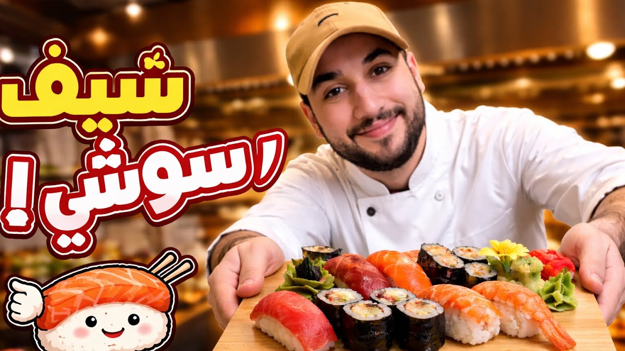 عيب راجل يطيب🧐اول مرة ندير سوشي فأقل من 15 دقيقة 🍱🍣 ها شنو قالت ليكم عائشة لزوجتي المستقبلية 😂