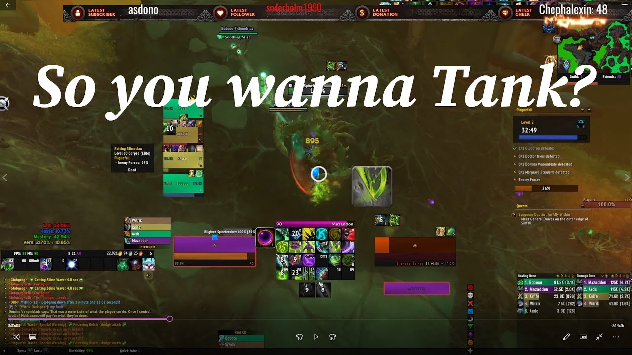 So you wanna tank? Beginner tips