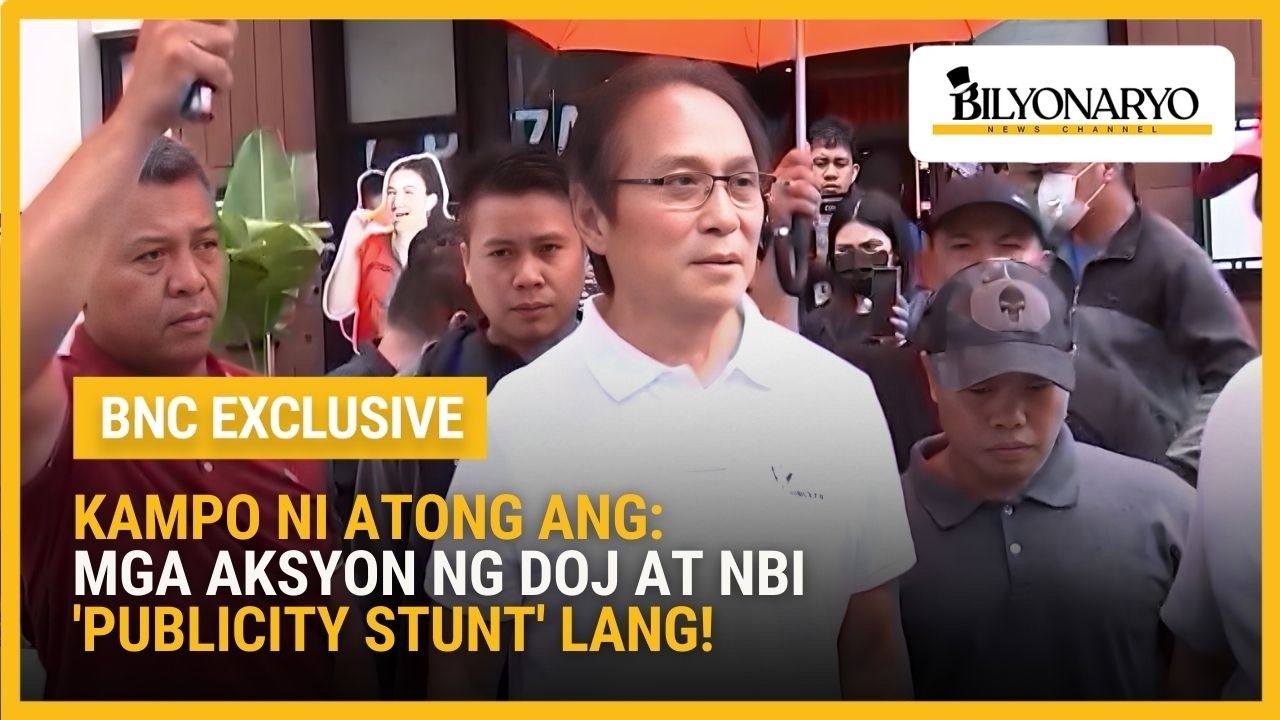 Kampo ni Atong Ang sa DOJ at NBI: 'Publicity stunt' at 'media mileage' lang ang manhunt | Agenda