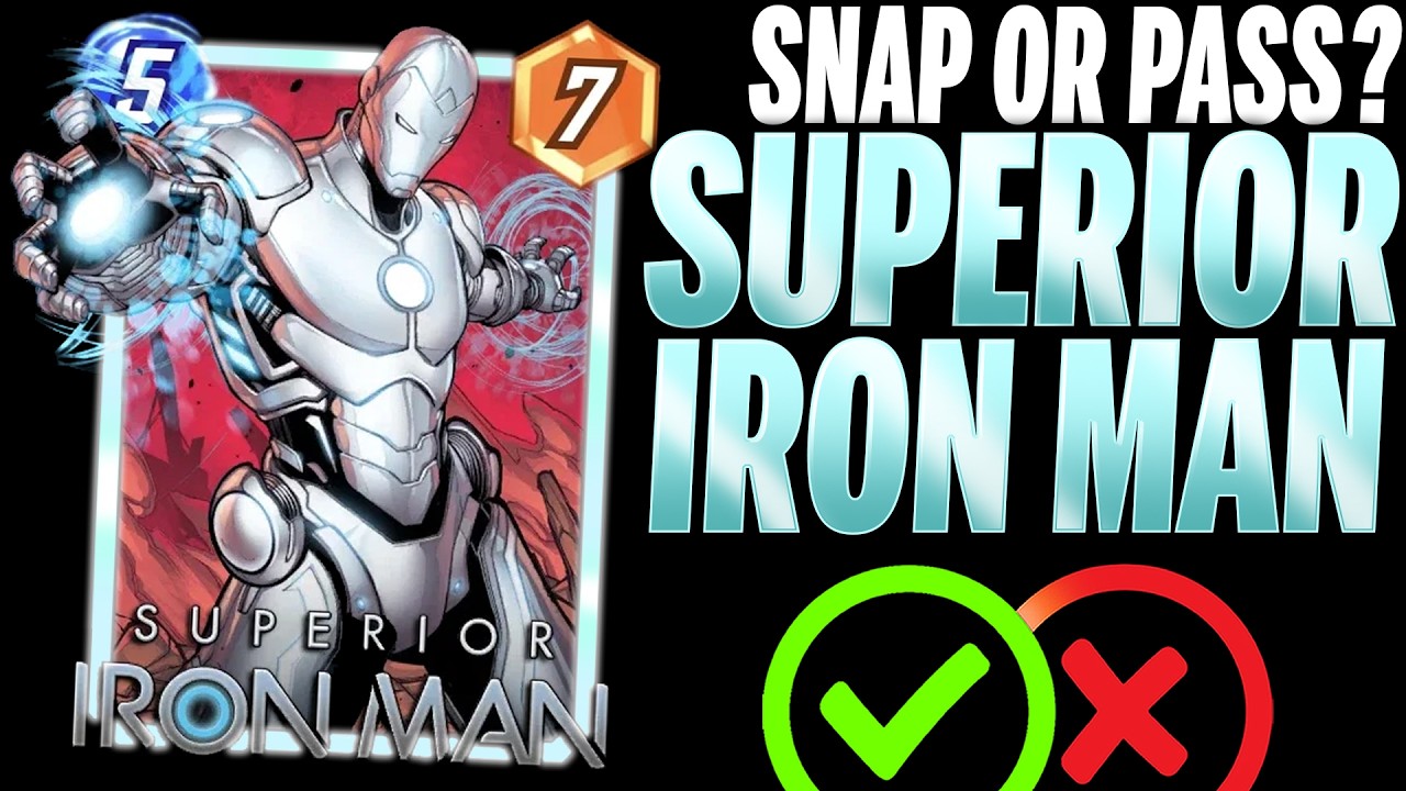 SUPERIOR IRON MAN 🌌 Детали и механика | Snap или Pass | Marvel Snap