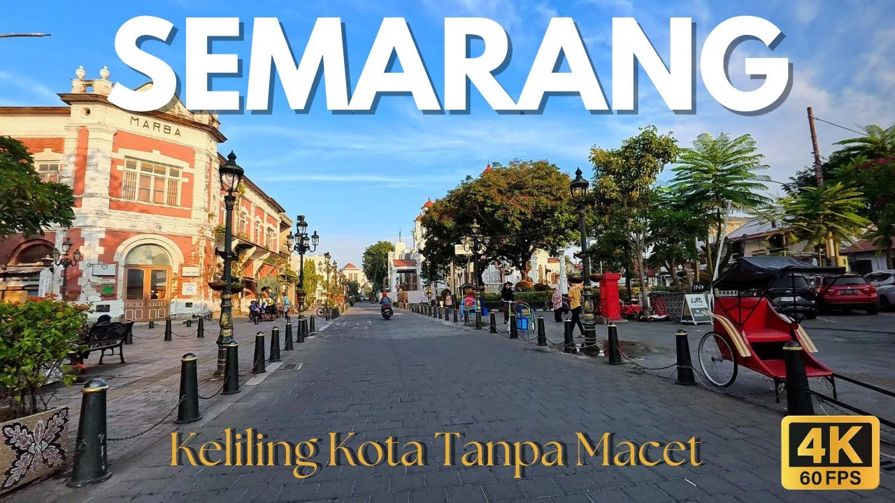 KELILING KOTA SEMARANG TANPA MACET | JALANNYA LEBAR #driving