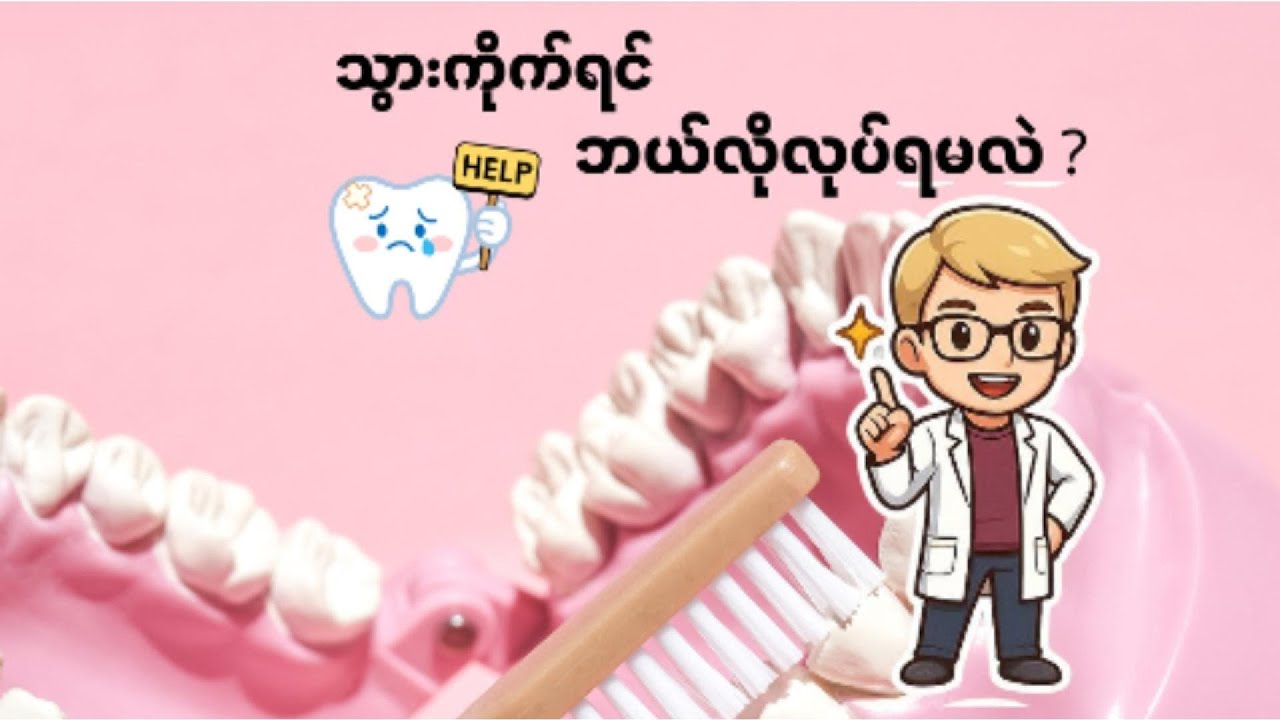 သွားကိုက်ရင်ဘယ်လိုလုက်ရမလဲ...