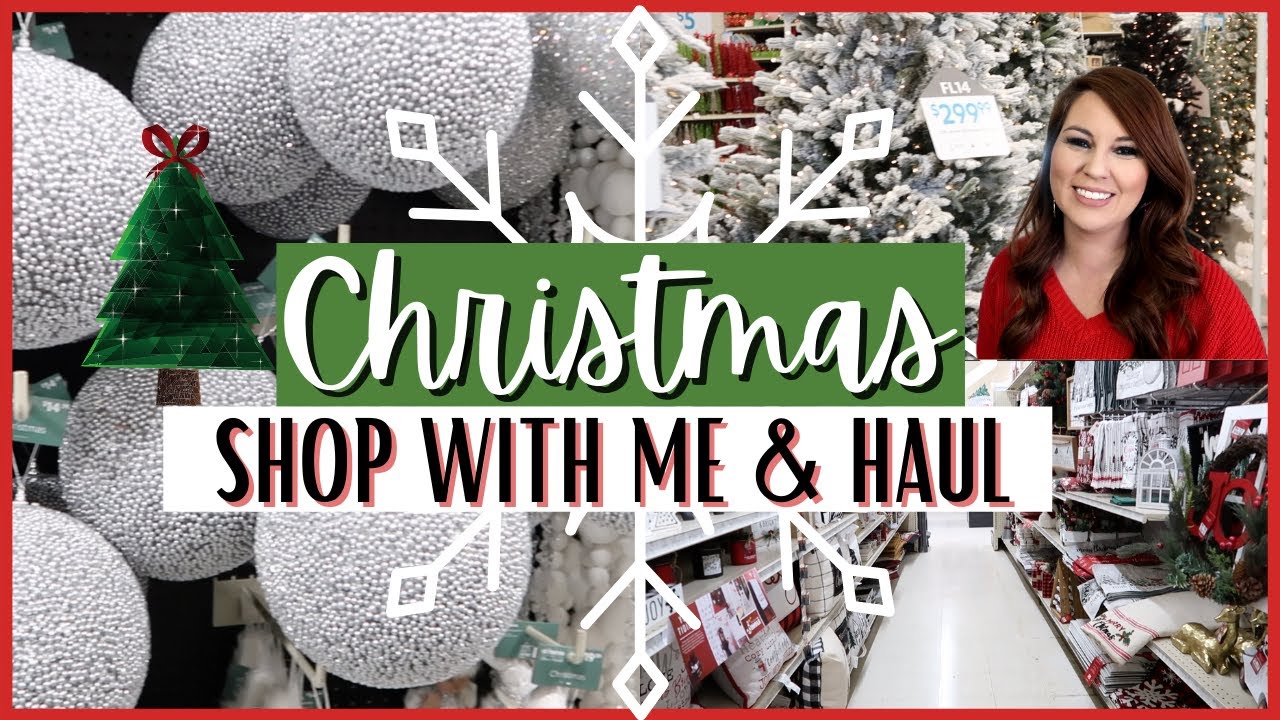 CHRISTMAS SHOP WITH ME | CHRISTMAS DECOR SHOPPING 2020 | *NEW* CHRISTMAS DECOR HAUL