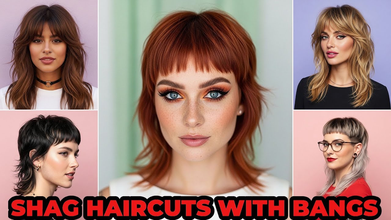 20 Shag Haircuts With Bangs That Frame Your Face