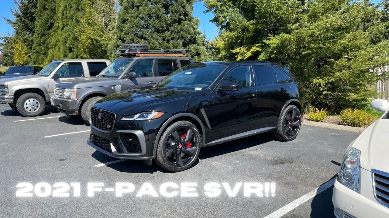 IS THE NEW 2021 JAGUAR F-PACE SVR ANY GOOD??!! | Walkthrough and Test Drive