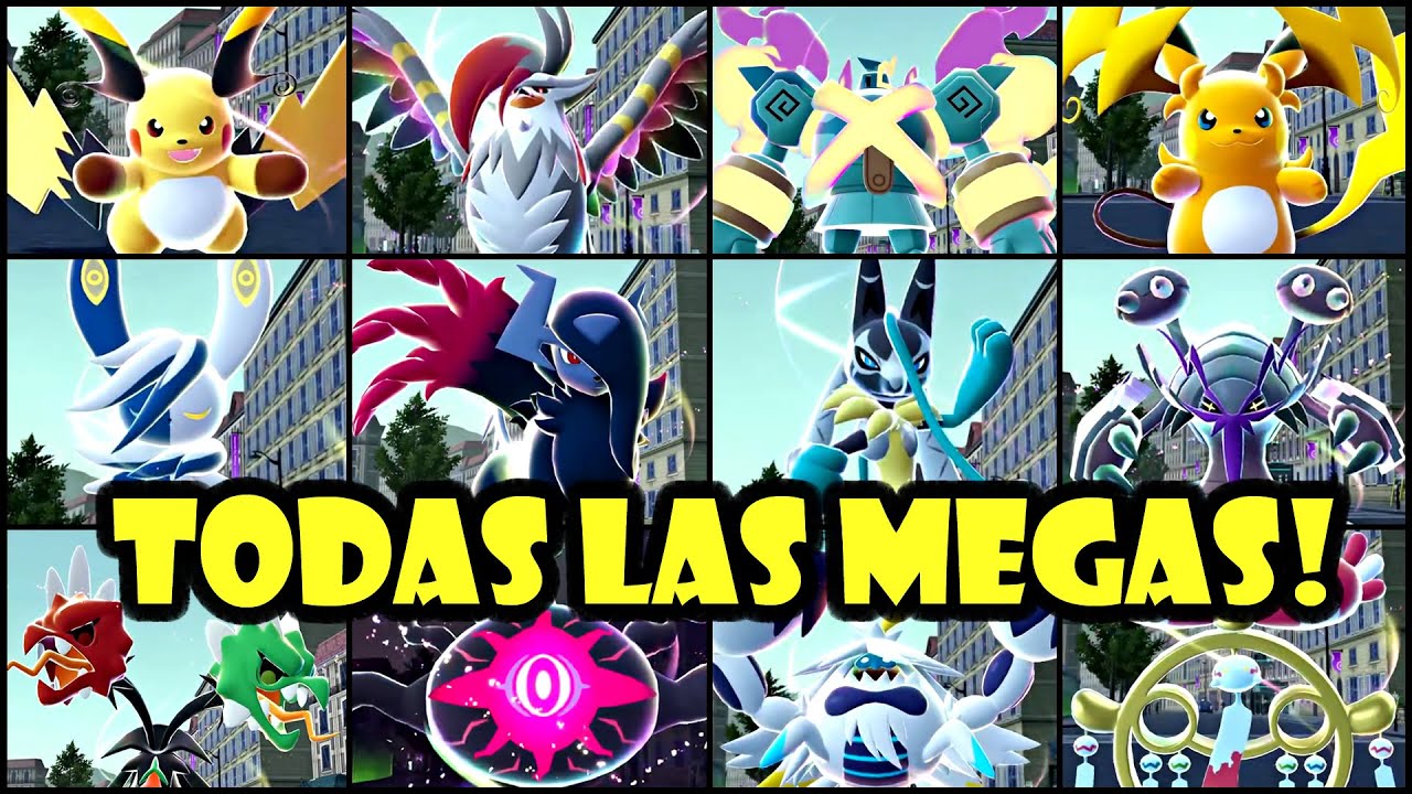 BRUTAL!!! TODAS LAS MEGAEVOLUCIONES NUEVAS DE POKEMON!!!