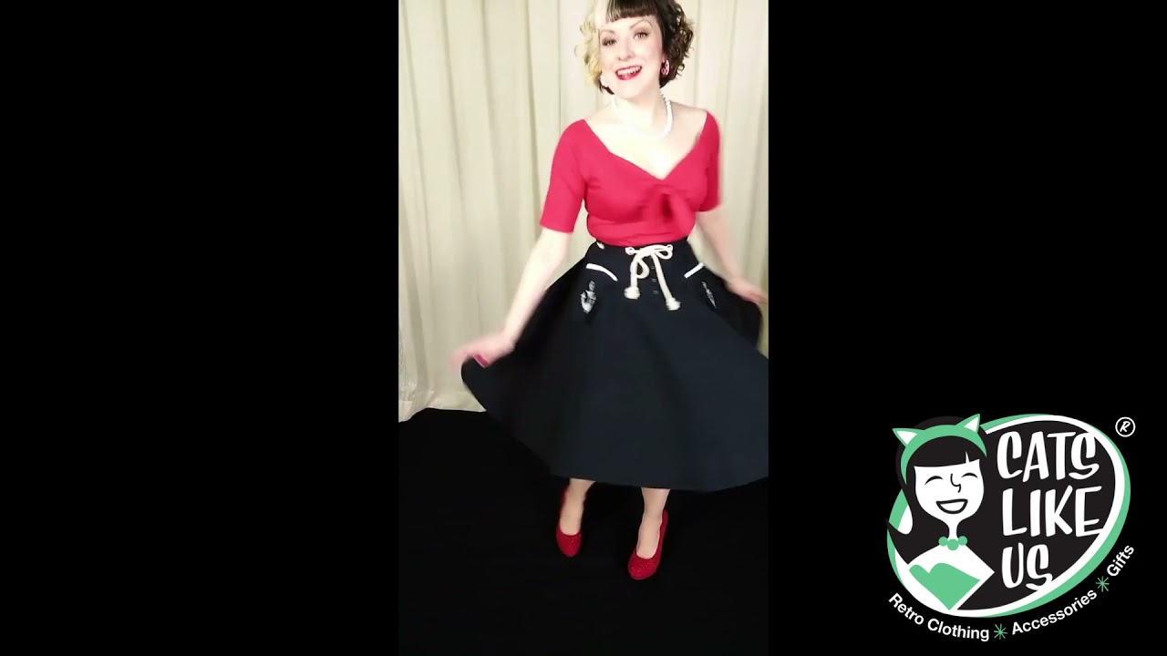 Florence Anchor Swing Skirt