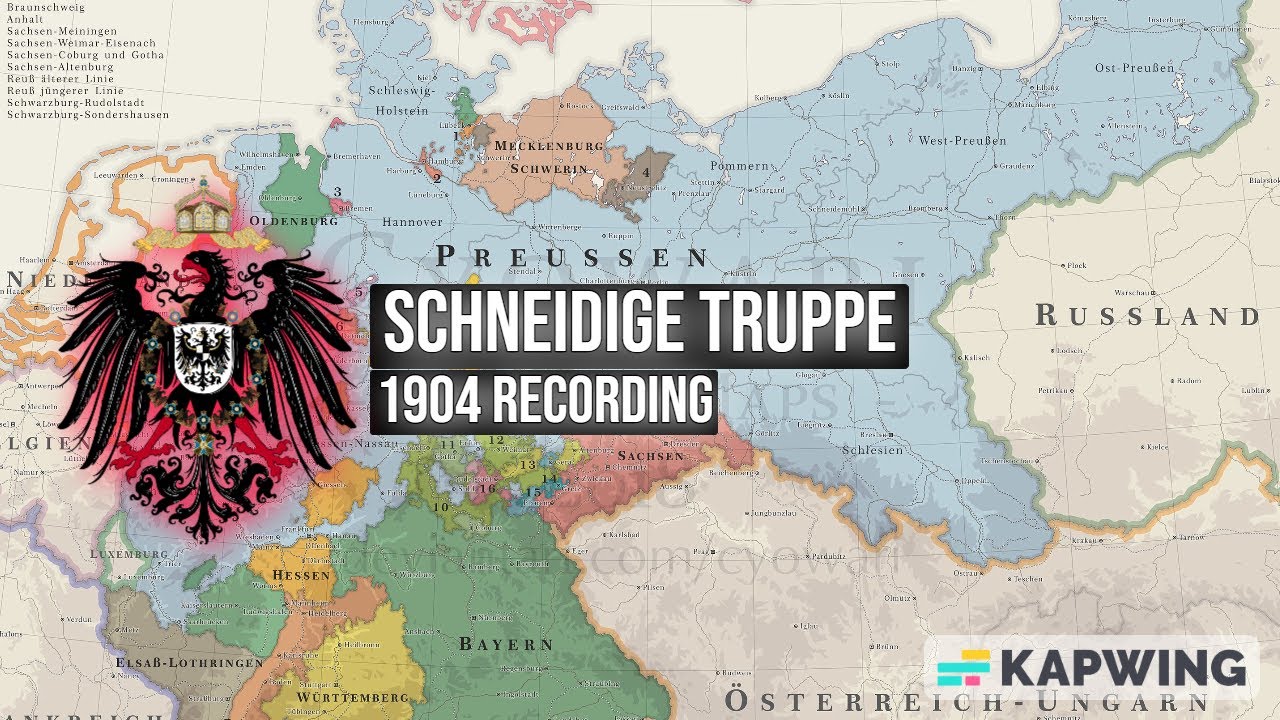 Schneidige Truppe: 1904 recording (Sending the Troops)