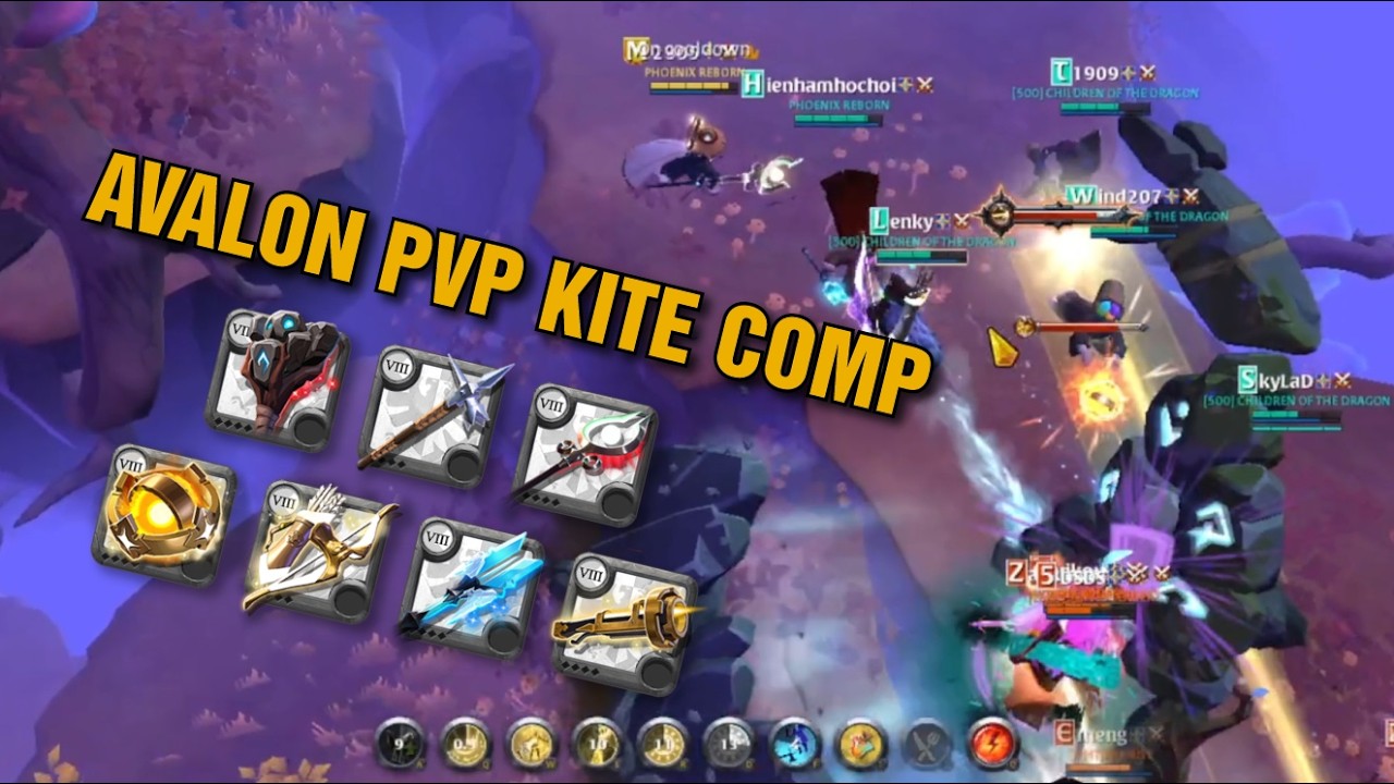 Avalon Albion Online #5 | PHOENIX REBORN COMEBACK | Small scale | 7v14 | EAST