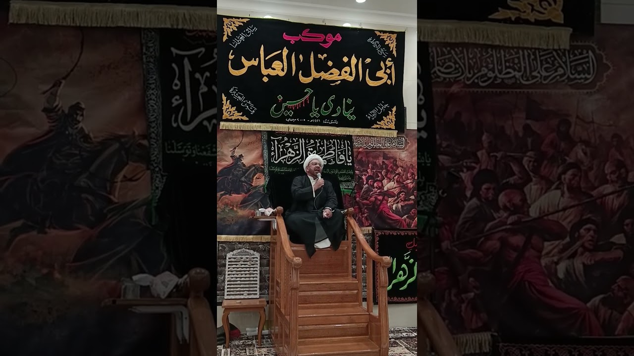 الشيخ احمد الدعمي في ناحية الحيرة 