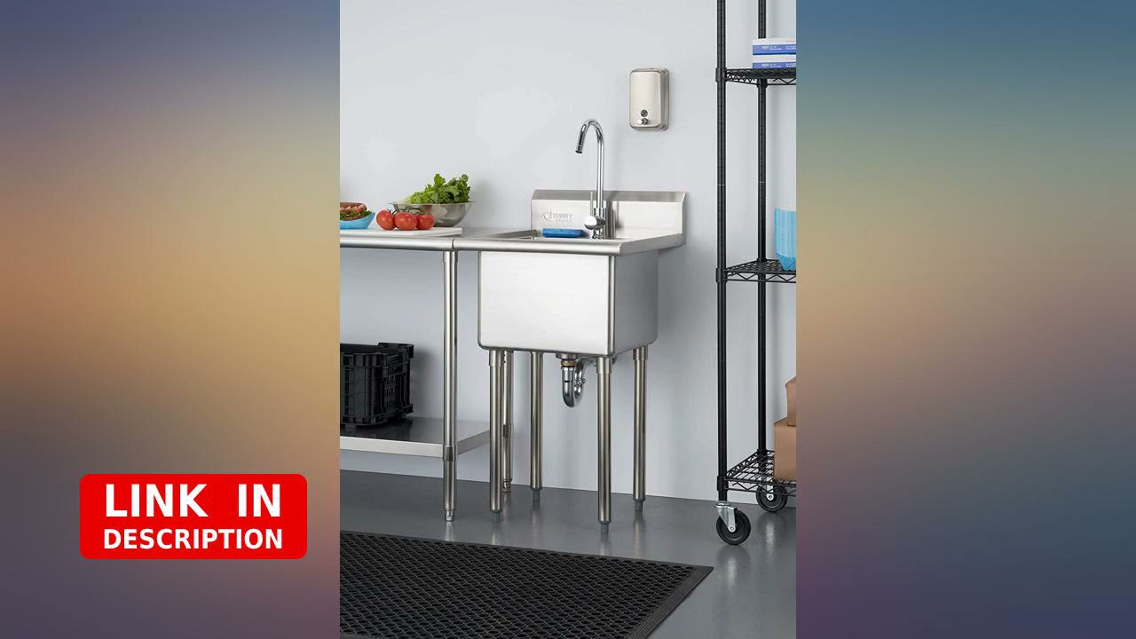 TRINITY THA-0307 Basics Stainless Steel w//Faucet Utility Sink review