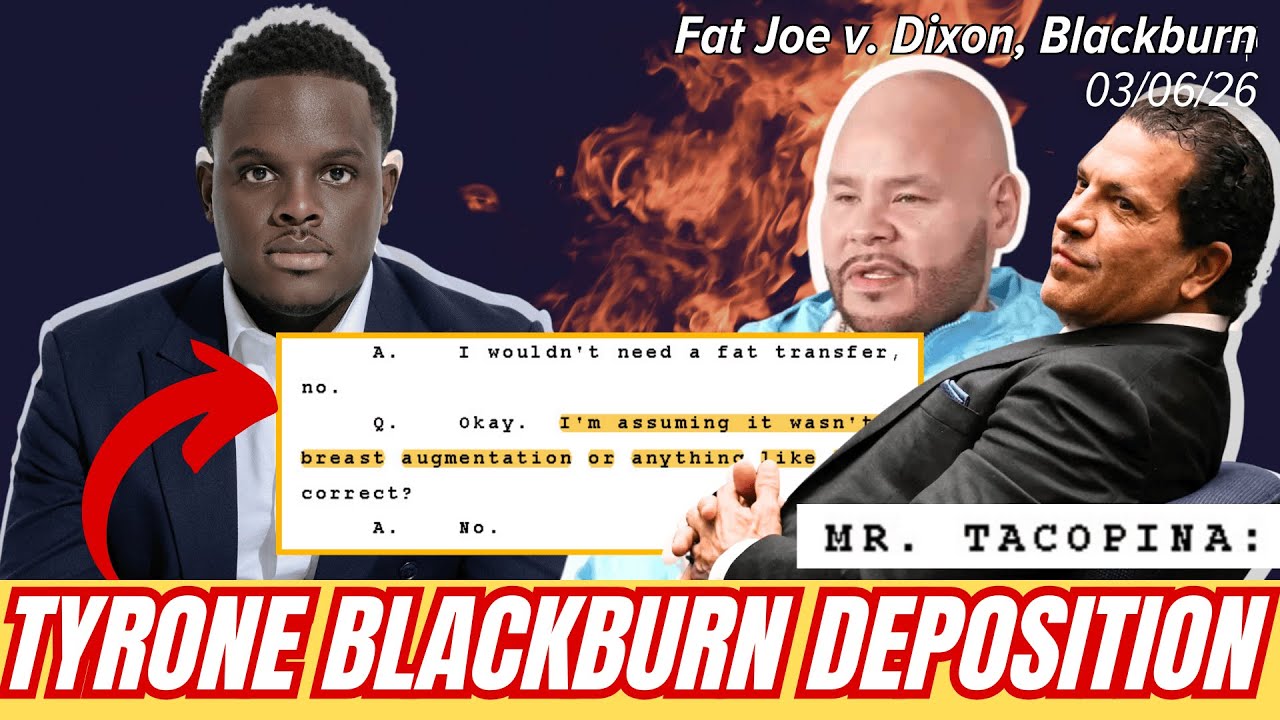 Joe Tacopina Deposes Tyrone Blackburn... Let's read this deposition in the Fat Joe Defamation Case