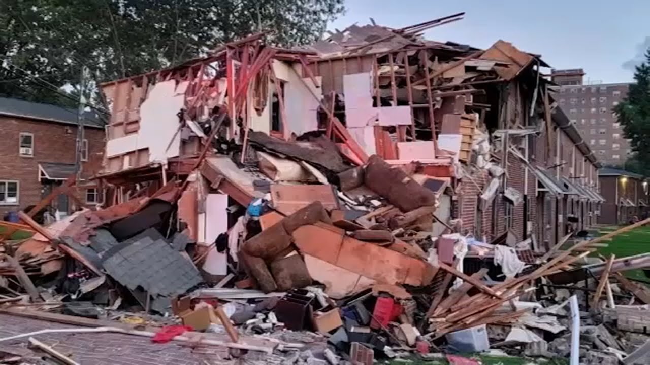 Several injured, building decimated in Newark explosion