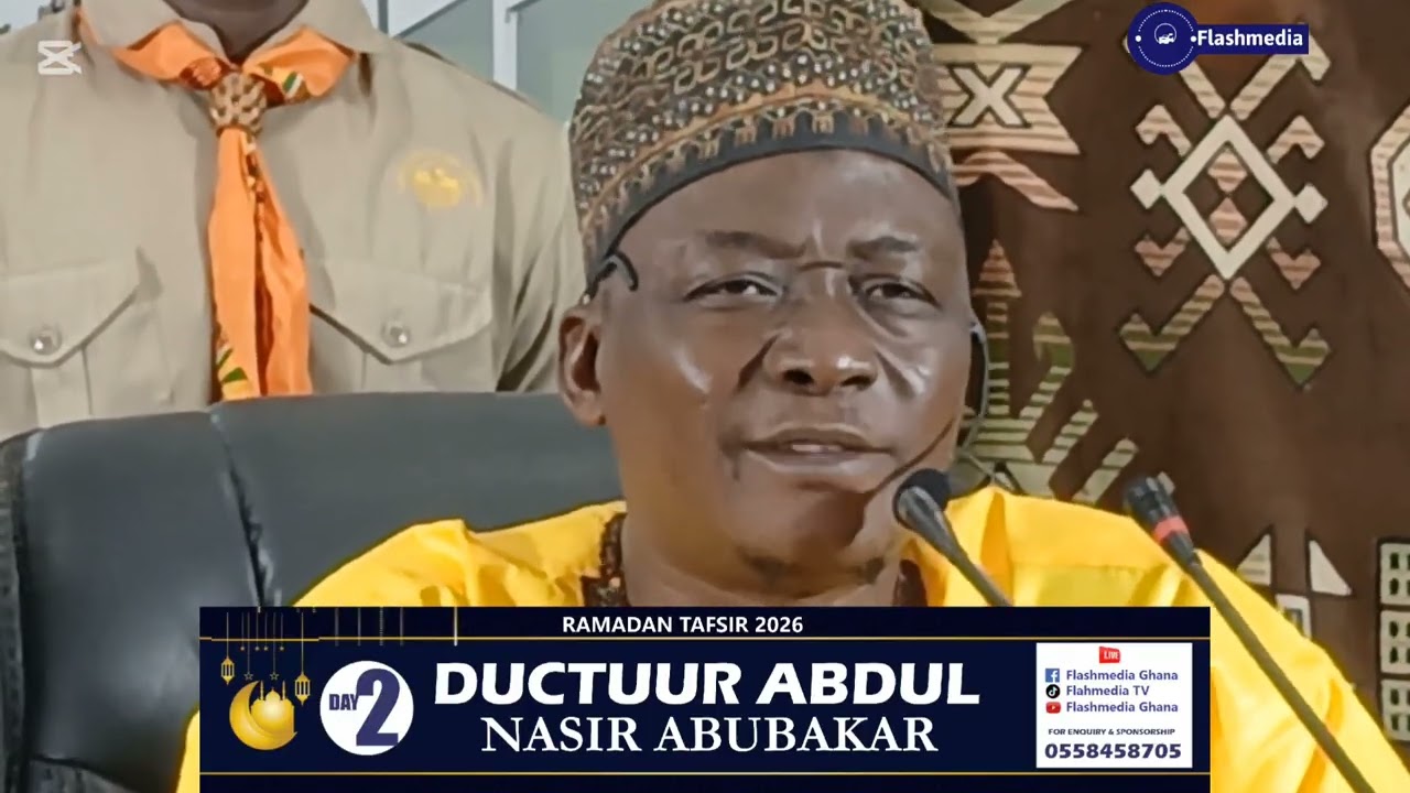 Ductuur Abdul Nasir Abubakari Ramadan tafsir 2026, day 2