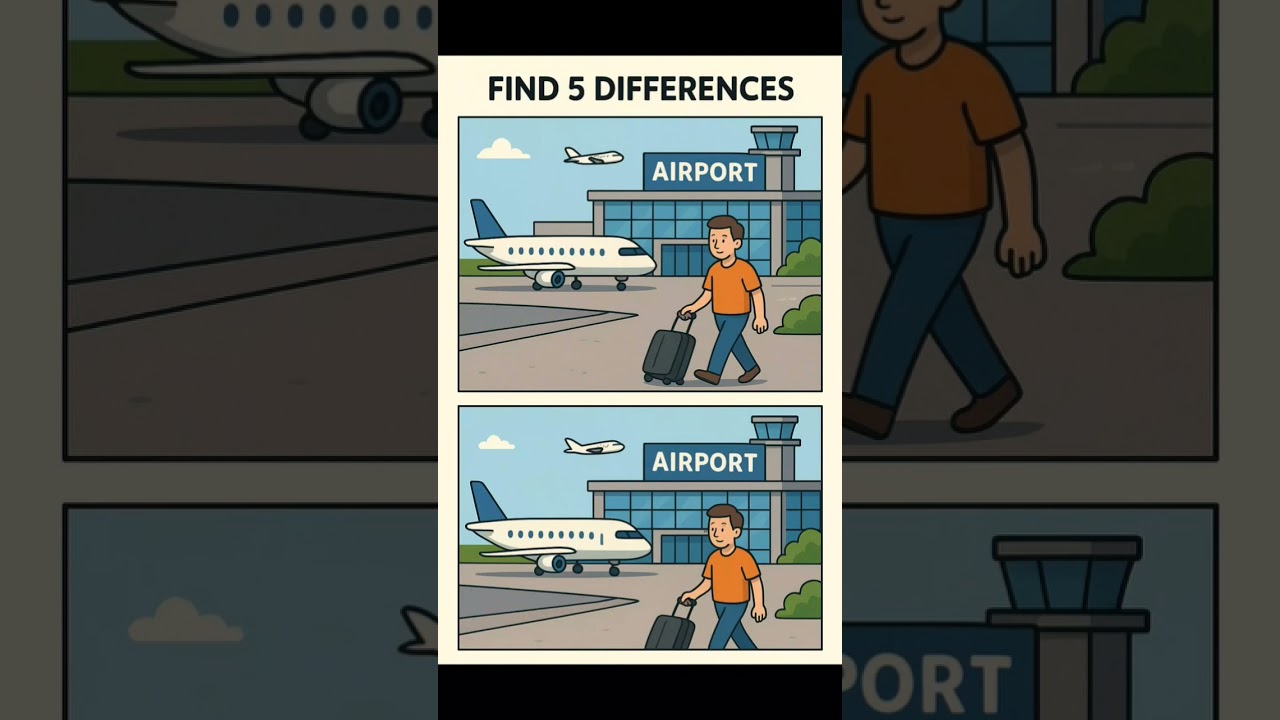 Find 5 Differences in 10 Seconds ⏱️ | Brain Test 
