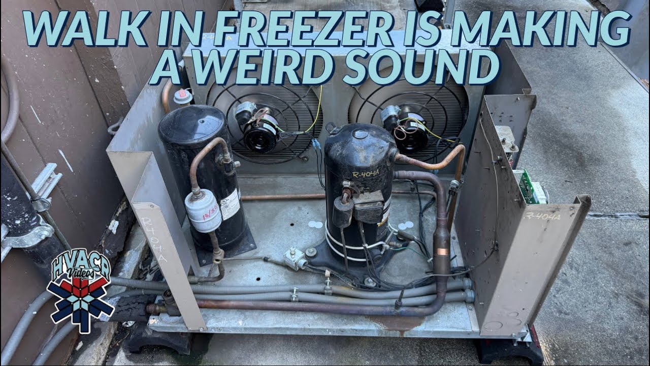 WALK IN FREEZER IS MAKING A WEIRD SOUND