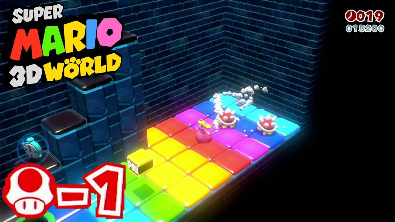 Super Mario 3D World - Mundo Champiñon-1 100% (Nintendo Switch)