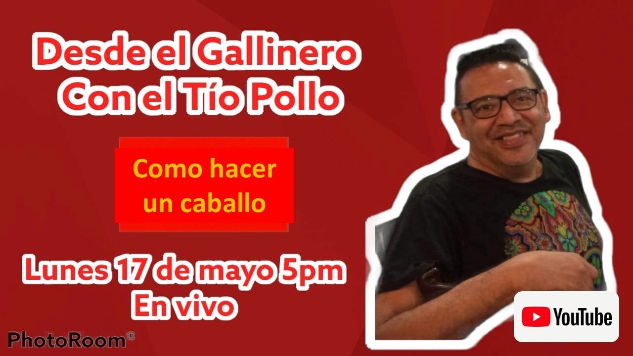 Piñata de caballo en vivo con el tío pollo