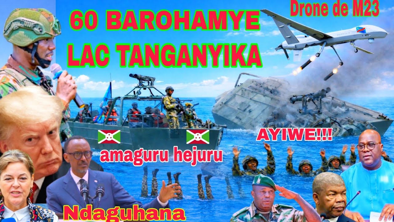 🚨IRIJORO LE16I02I2026 INKURU MBI IVUYE MURI#LAC TANGANYIKA BAMIZE NKERI😭IGITERO CYA#DRONE#BUJUMBURA😭