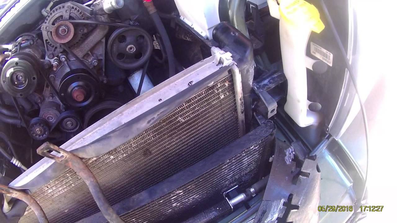 How to replace radiator in 2006 Jeep commander 3.7l
